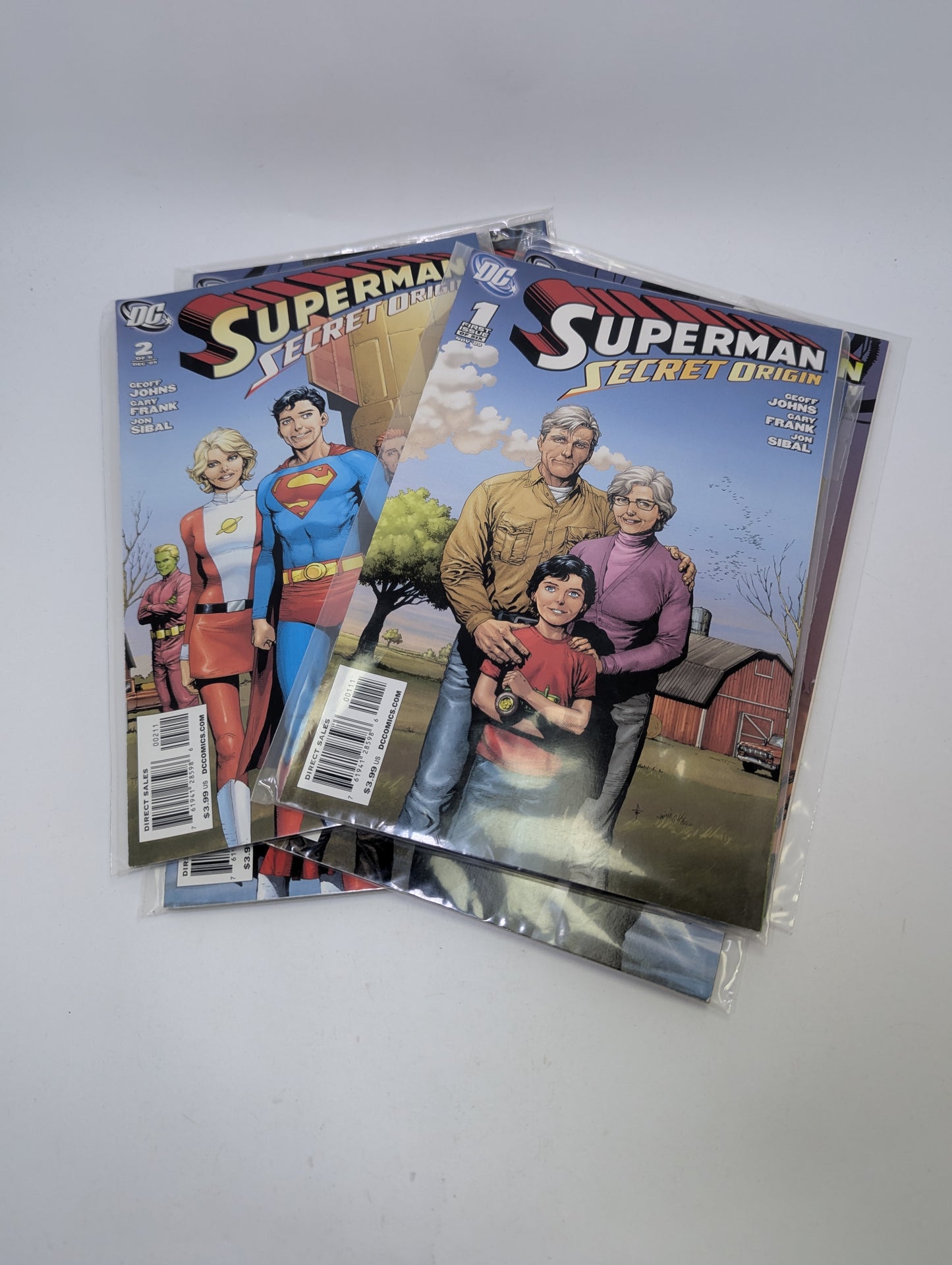 Superman: Secret Origin #1–6 (2009) – Komiksų rinkinys (anglų kalba)