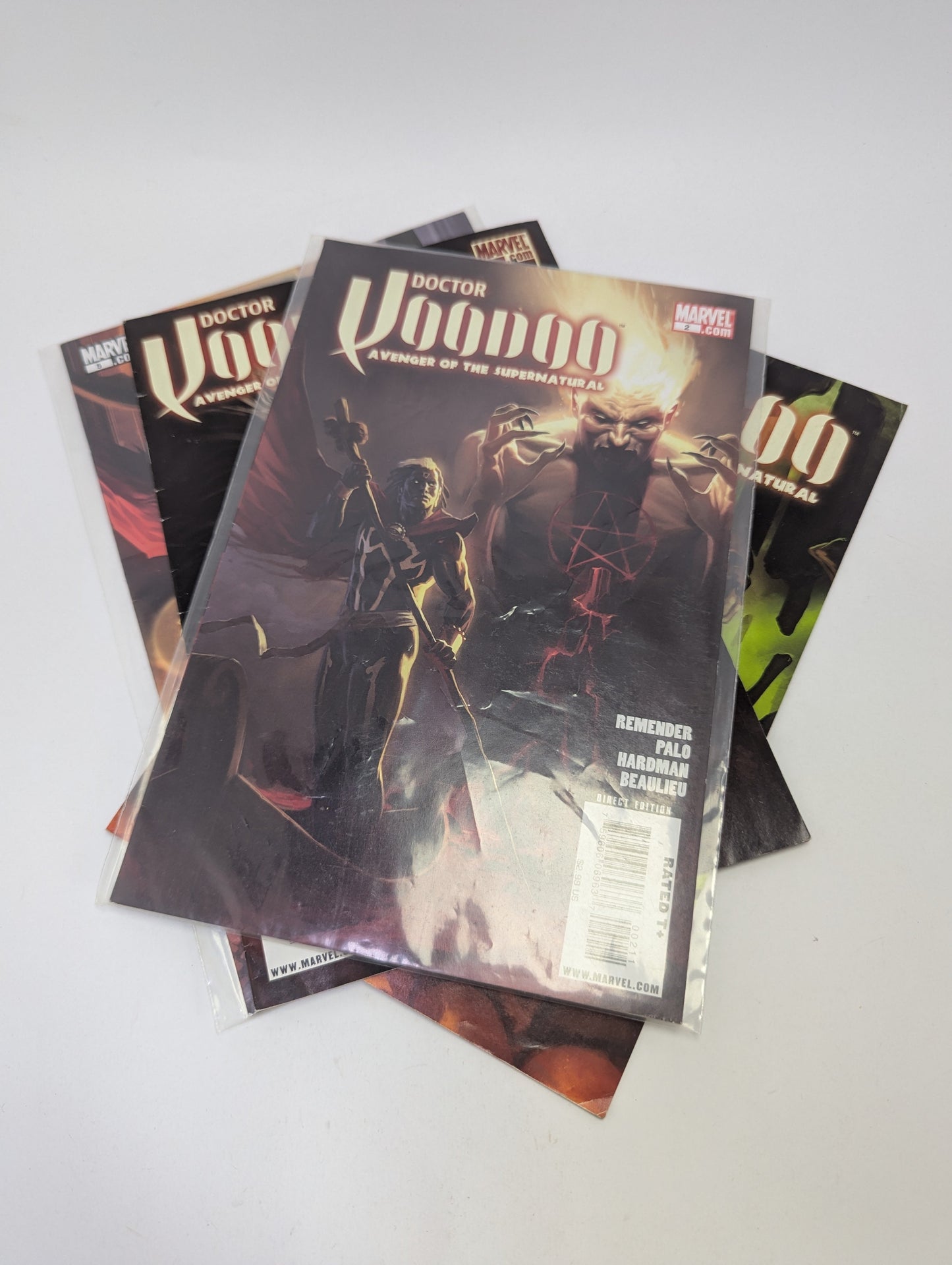 Doctor Voodoo: Avenger of the Supernatural #2-5 (2010) – Komiksų rinkinys (anglų kalba) TreasureHunt