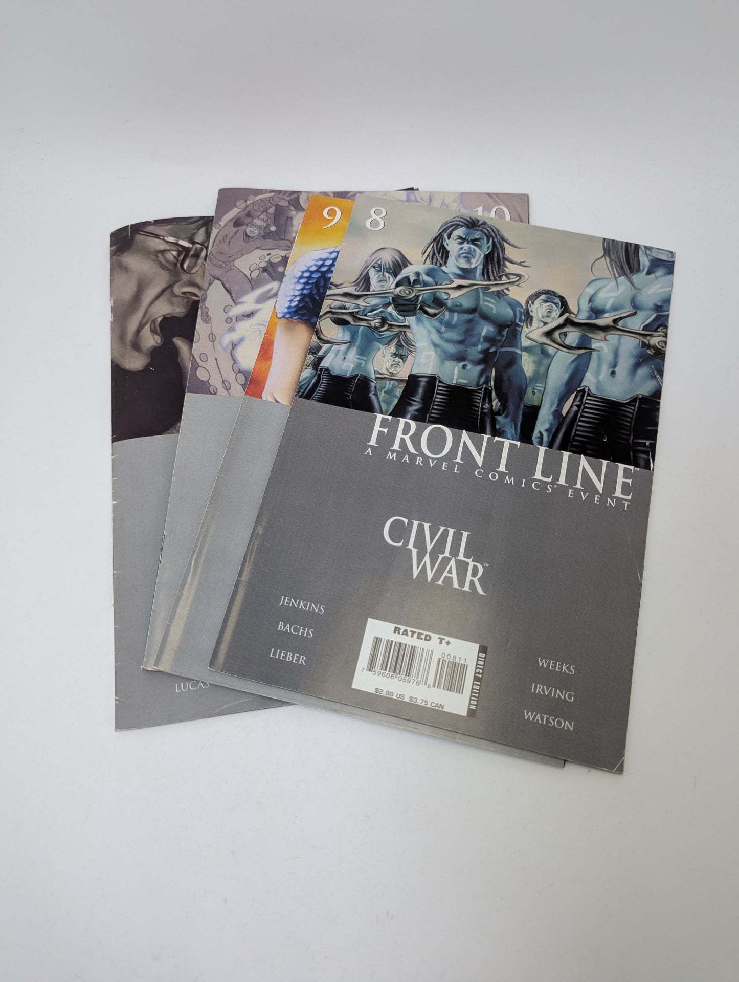 Civil War: Front Line #1-6, 8-11 (2006) – Komiksų rinkinys (anglų kalba)