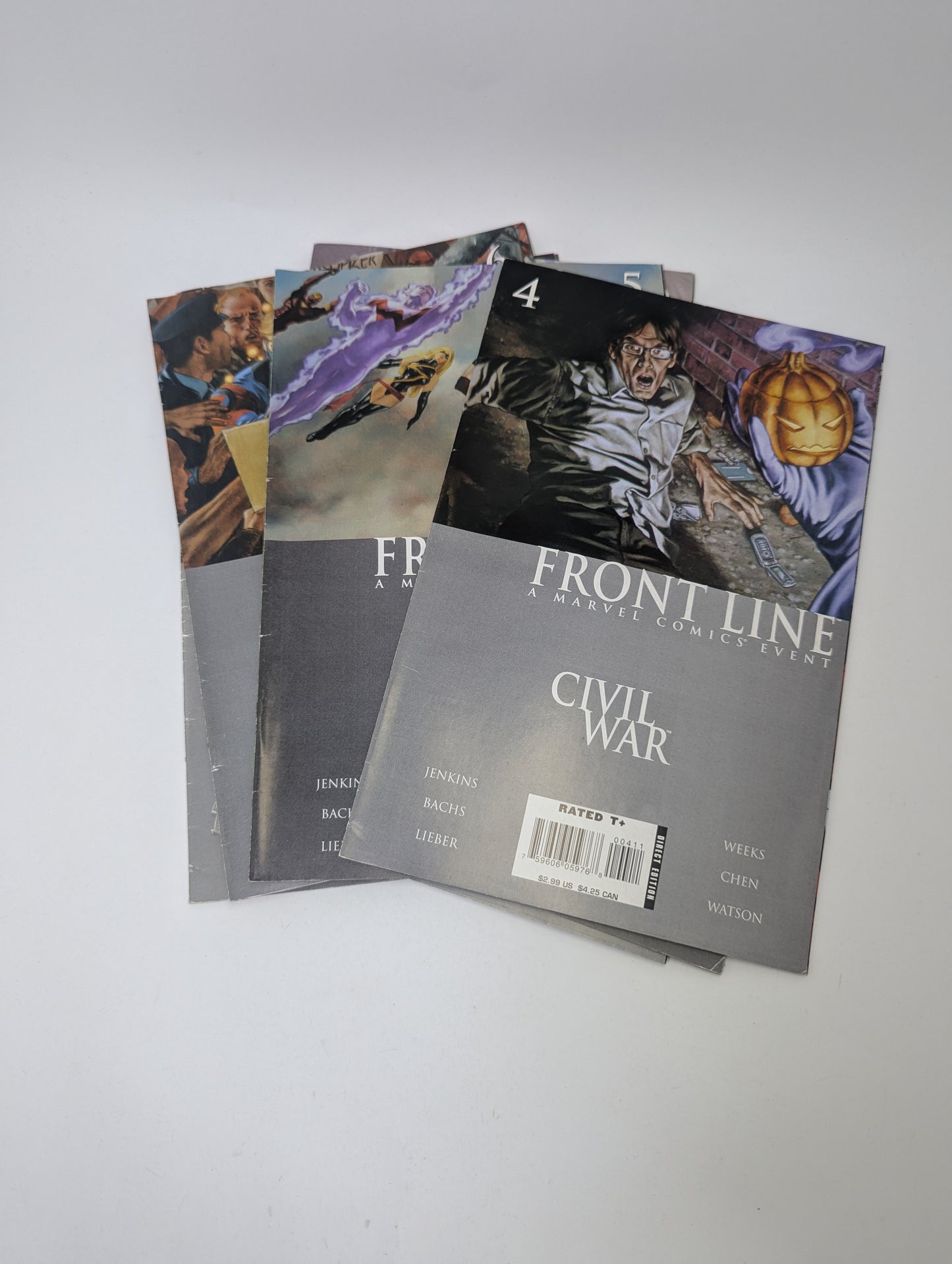Civil War: Front Line #1-6, 8-11 (2006) – Komiksų rinkinys (anglų kalba)