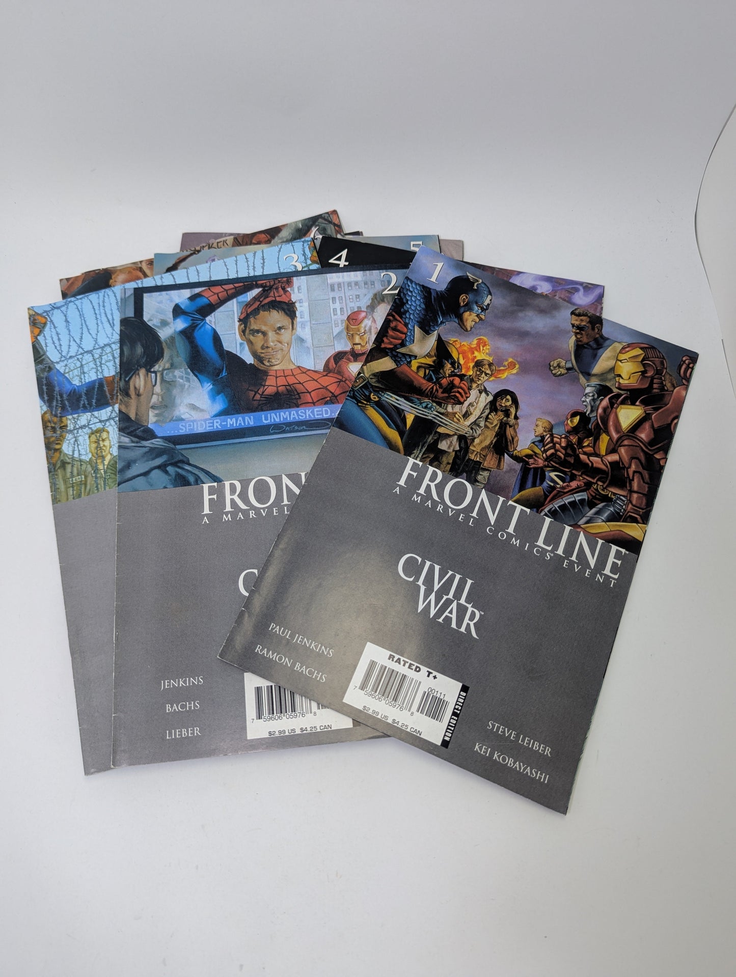 Civil War: Front Line #1-6, 8-11 (2006) – Komiksų rinkinys (anglų kalba) TreasureHunt