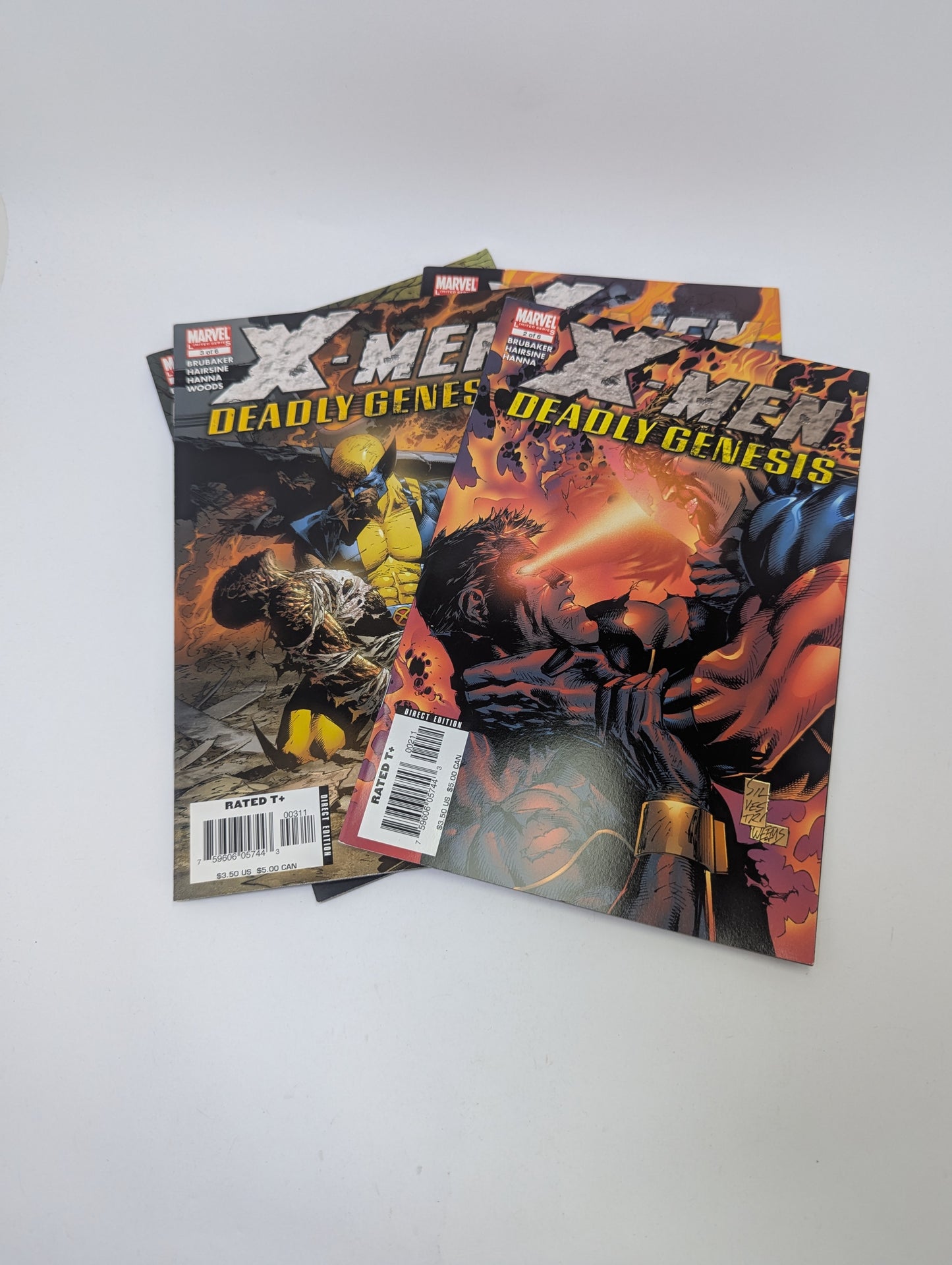 X-Men: Deadly Genesis #1-3, 5-6 (2006) – Komiksų rinkinys (anglų kalba)