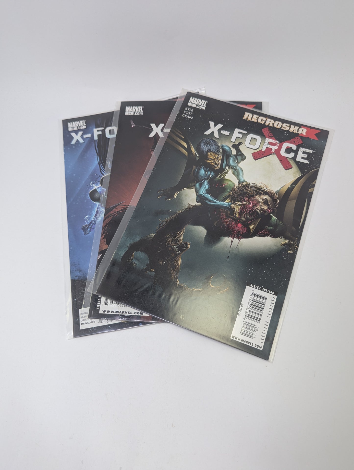 X-Force #1–4, 6–25 (2008) – Komiksų rinkinys (anglų kalba)