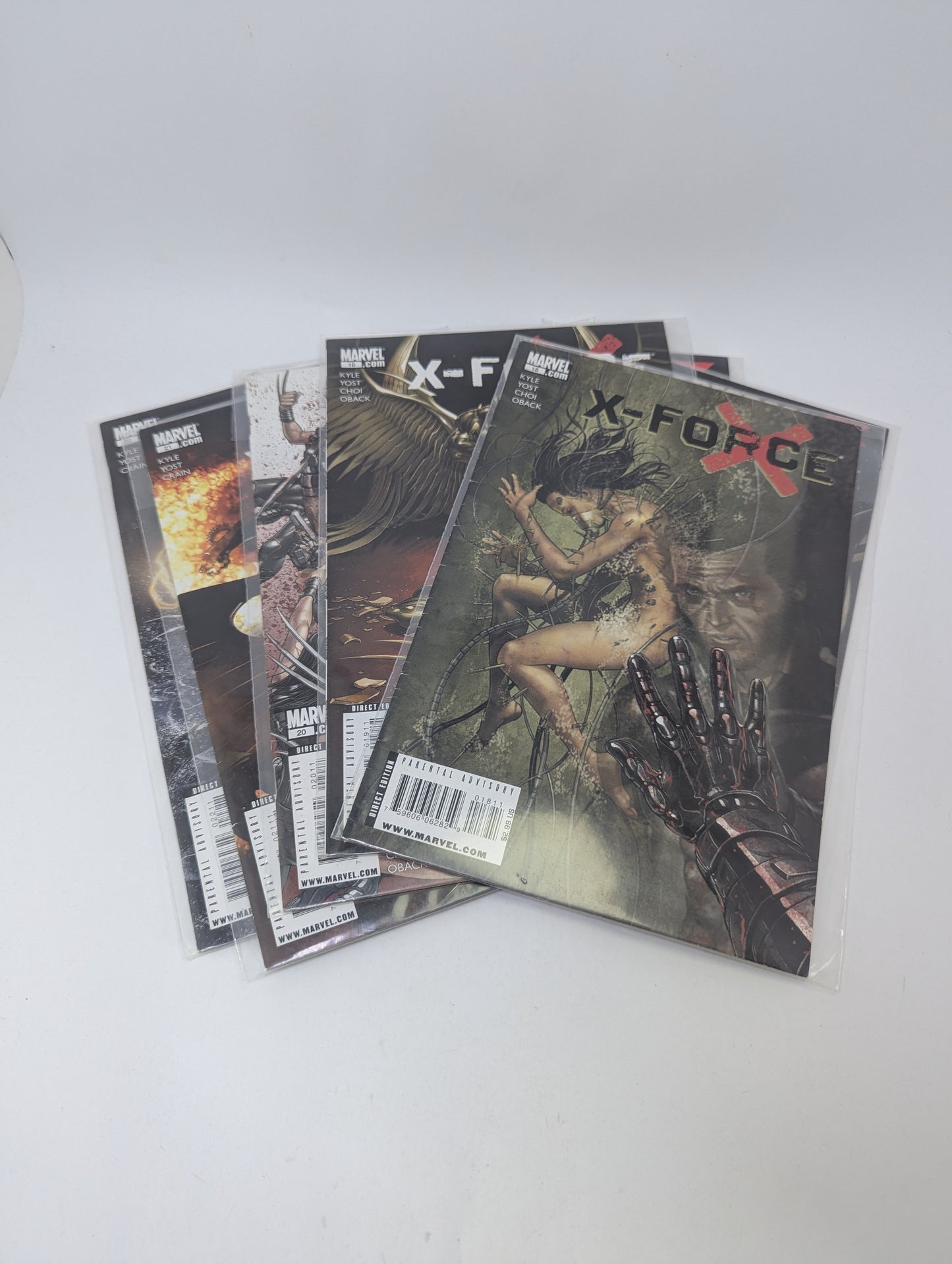 X-Force #1–4, 6–25 (2008) – Komiksų rinkinys (anglų kalba)