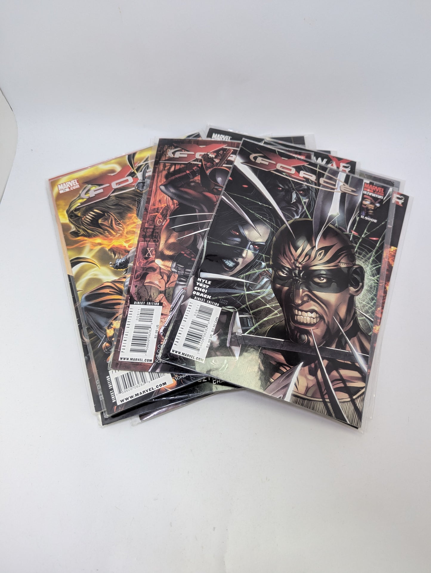 X-Force #1–4, 6–25 (2008) – Komiksų rinkinys (anglų kalba)