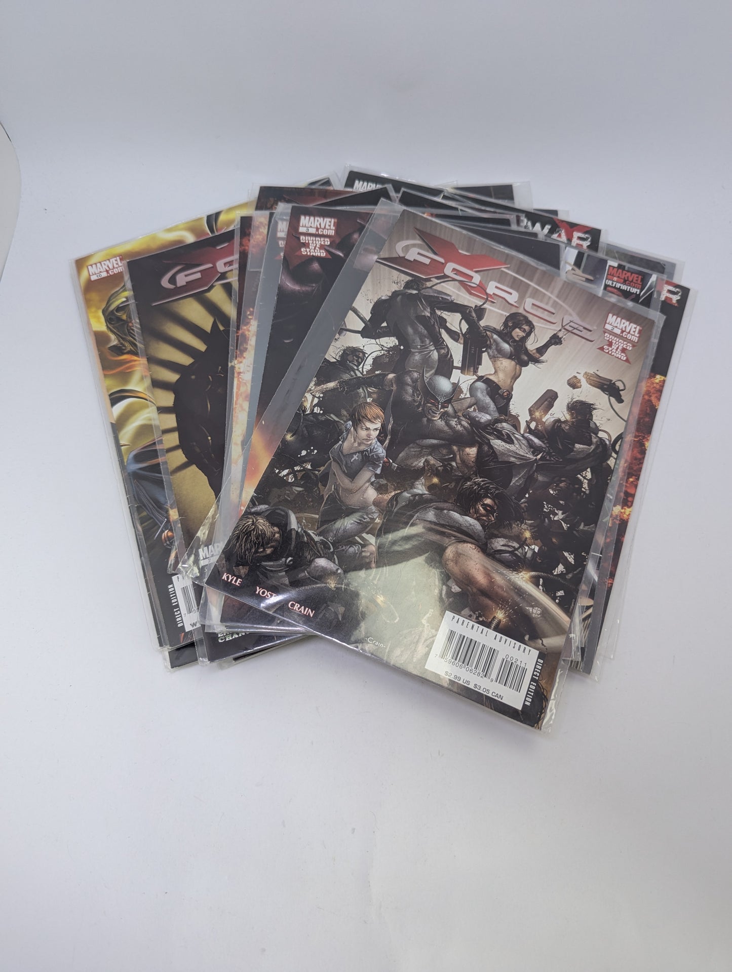 X-Force #1–4, 6–25 (2008) – Komiksų rinkinys (anglų kalba)