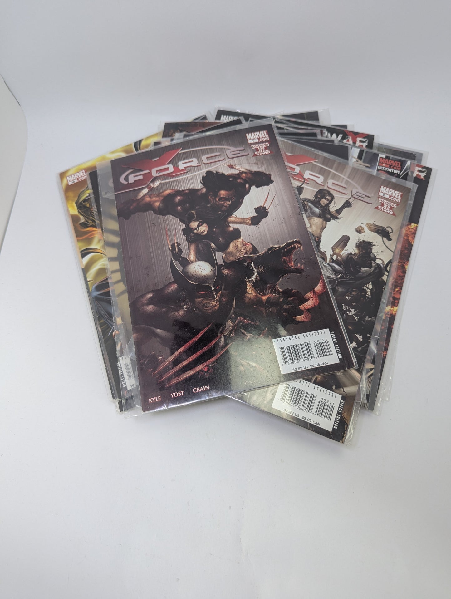 X-Force #1–4, 6–25 (2008) – Komiksų rinkinys (anglų kalba)