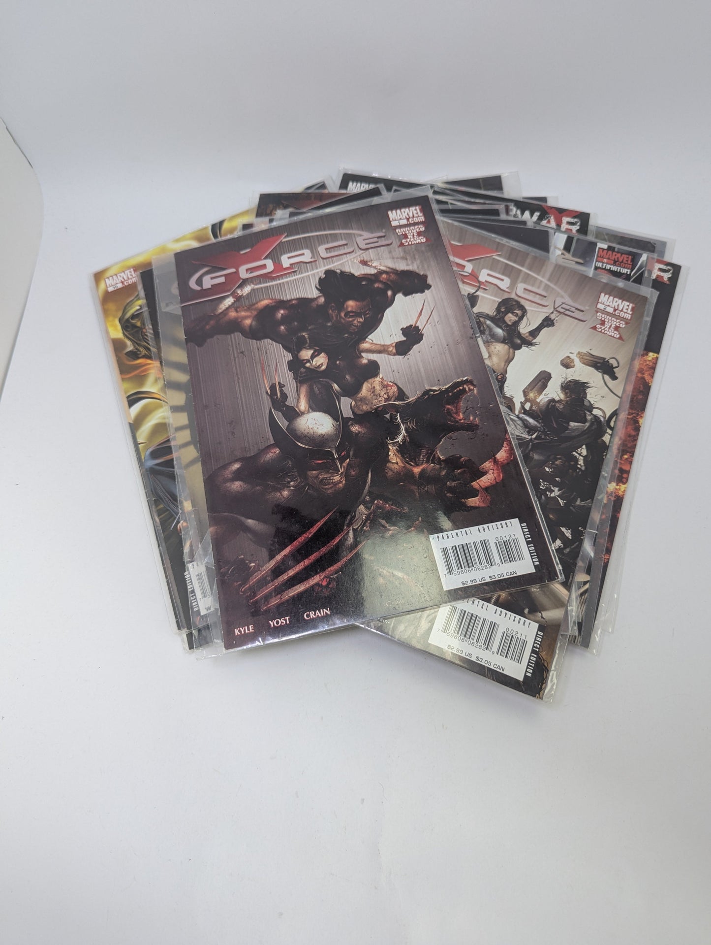 X-Force #1–4, 6–25 (2008) – Komiksų rinkinys (anglų kalba) TreasureHunt