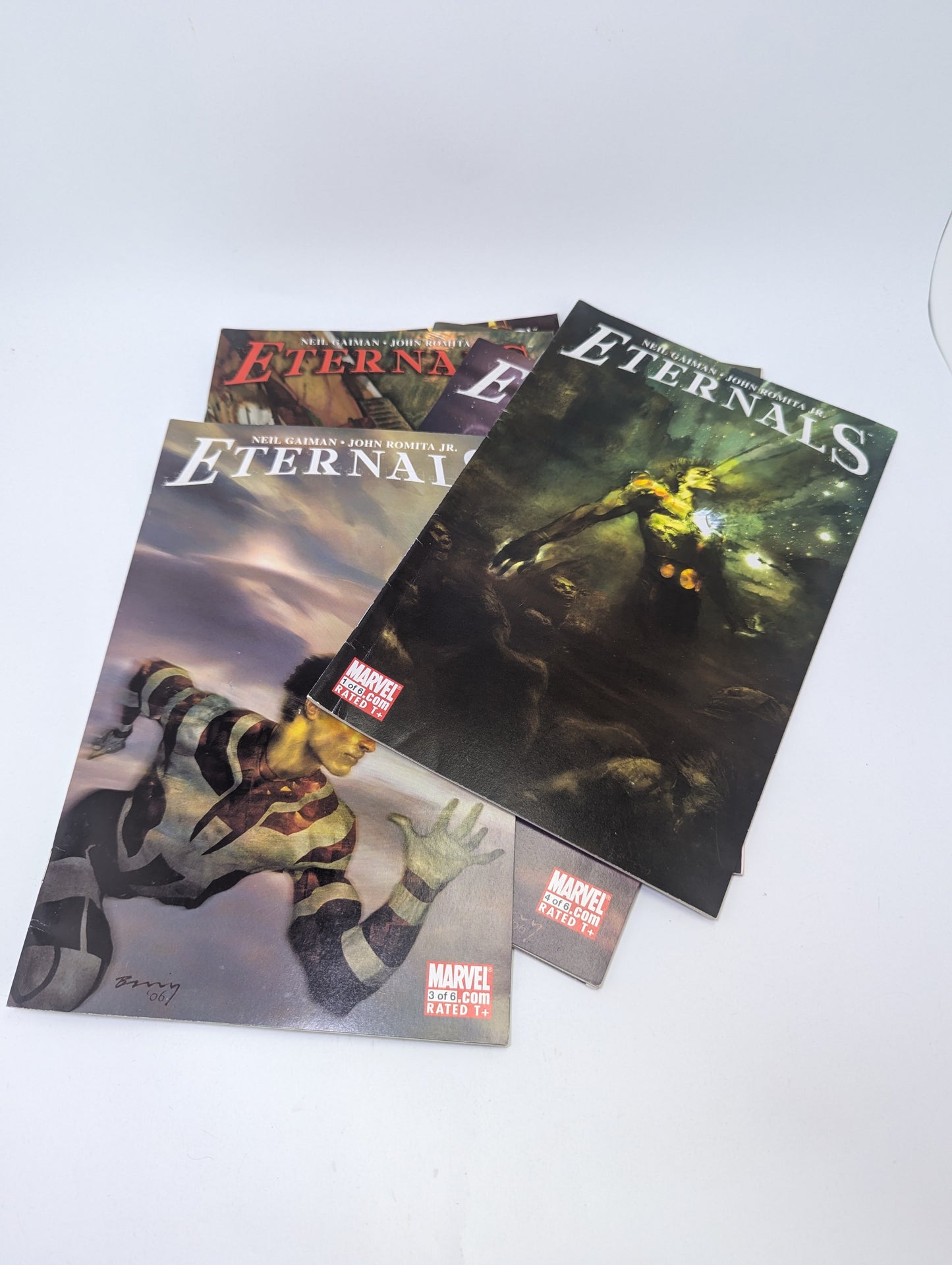 Eternals #1, 3–7 (2006) – Komiksų rinkinys (anglų kalba)