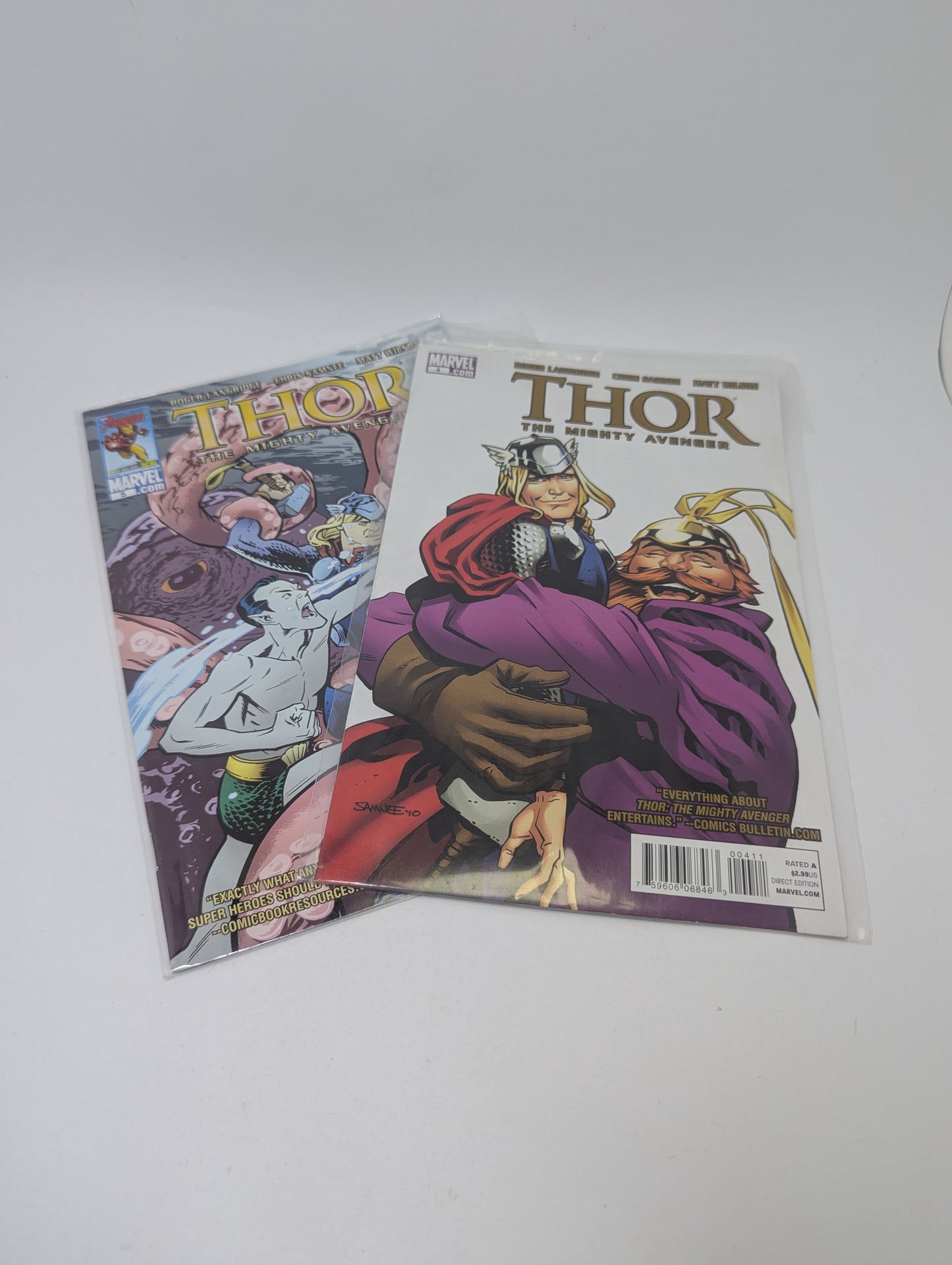 Thor: The Mighty Avenger #1–2, 4–5 (2010) – Komiksų rinkinys (anglų kalba)