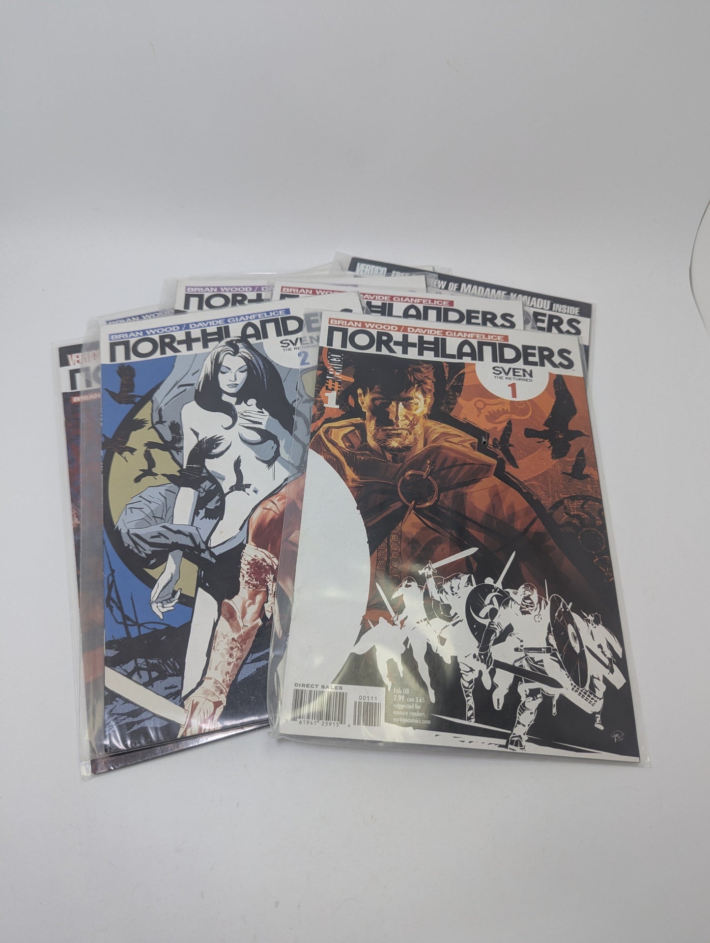 Northlanders: Sven the Returned #1–8 – Komiksų rinkinys (anglų kalba) TreasureHunt