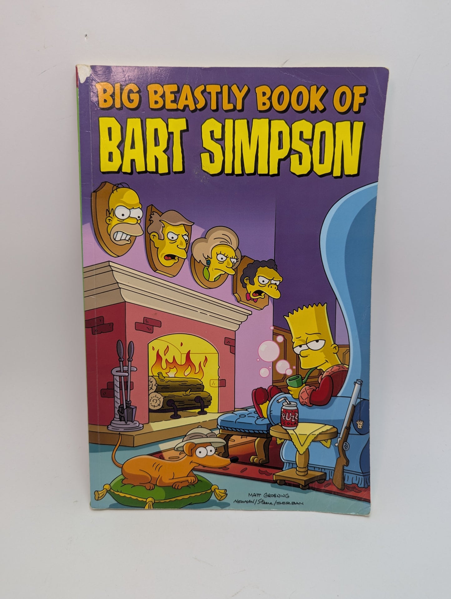 Big Beastly Book of Bart Simpson grafinė novelė, Bongo Comics, Bartas Simpsonas.