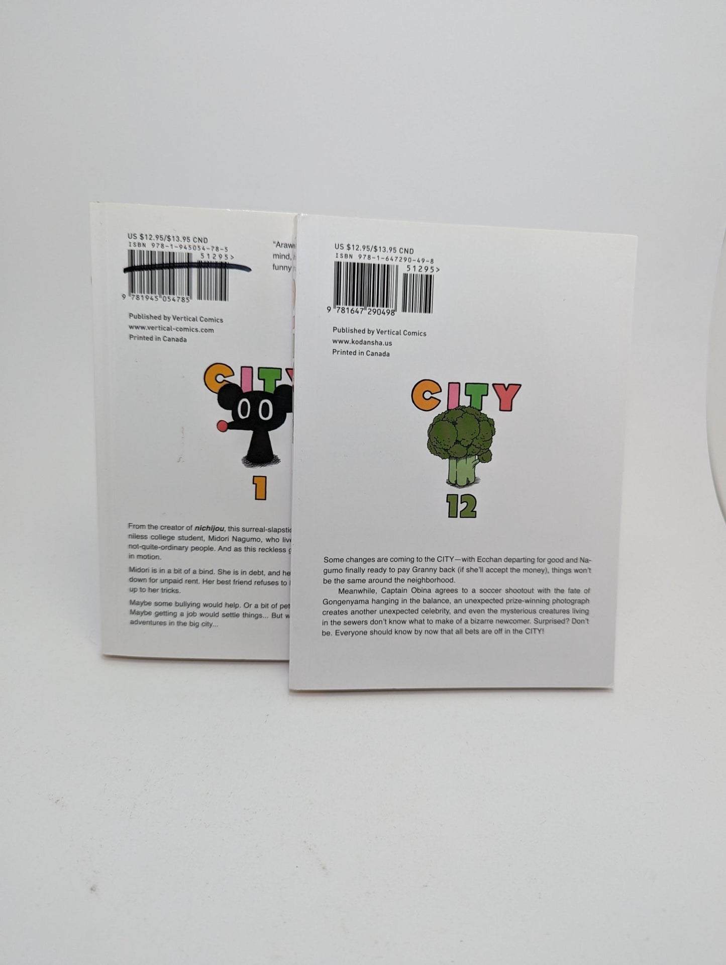 City, Vol. 1 & 12 - Manga (anglų kalba) - TreasureHunt