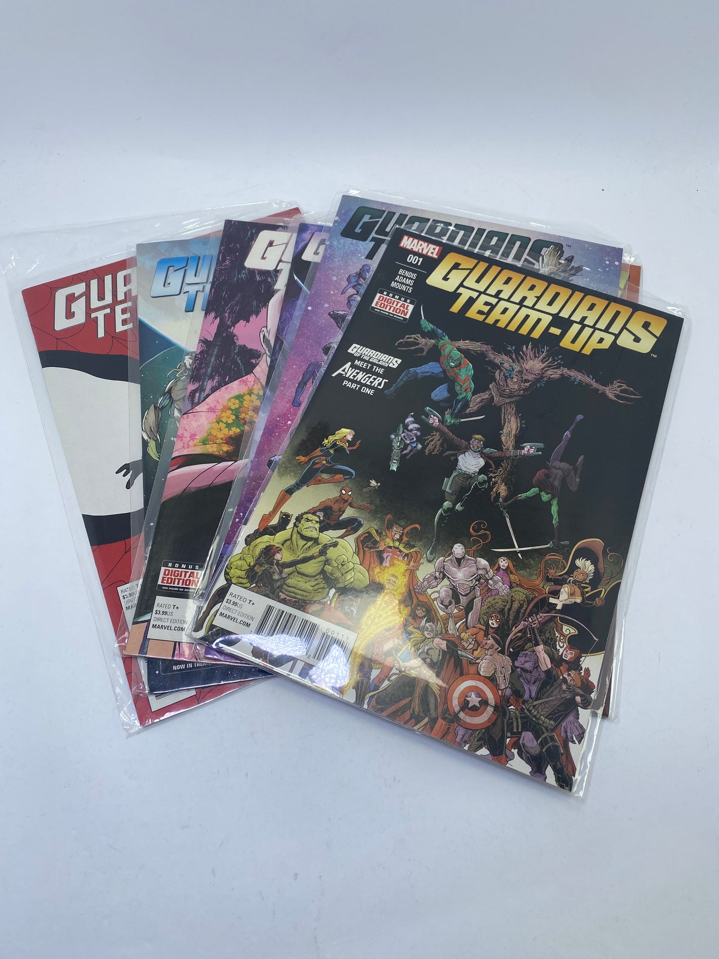 Guardians Team-Up #1-2, 4, 6-9 komiksų rinkinys, Brian Michael Bendis.