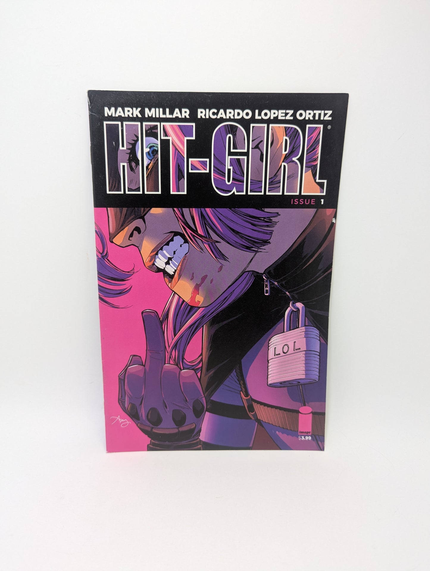 Hit-Girl #1 (2018) komiksas anglų kalba – žiauri paauglė kovotoja Kolumbijoje