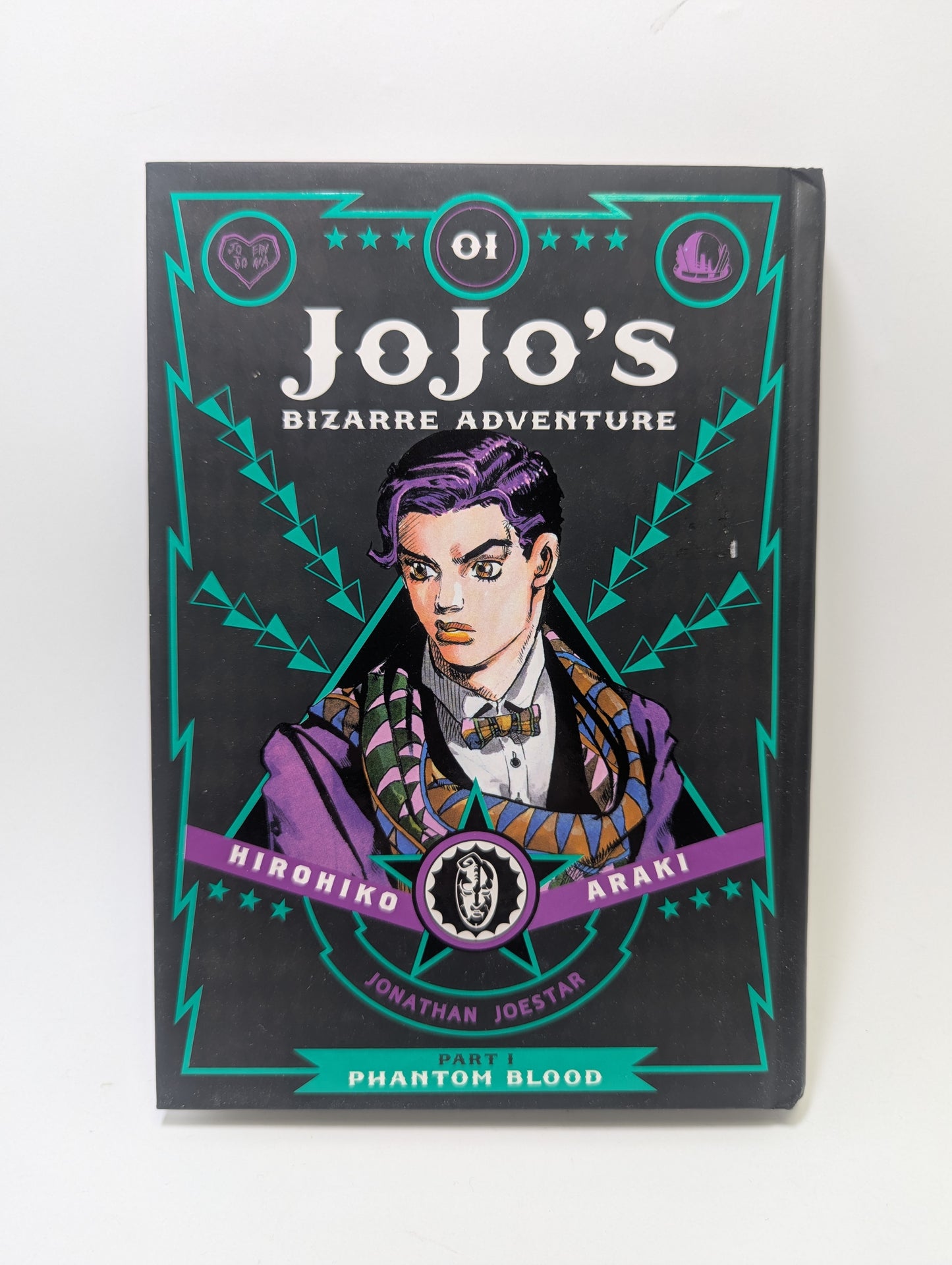 JoJo’s Bizarre Adventure: Part 1 Phantom Blood, Vol. 1 manga, VIZ Media.