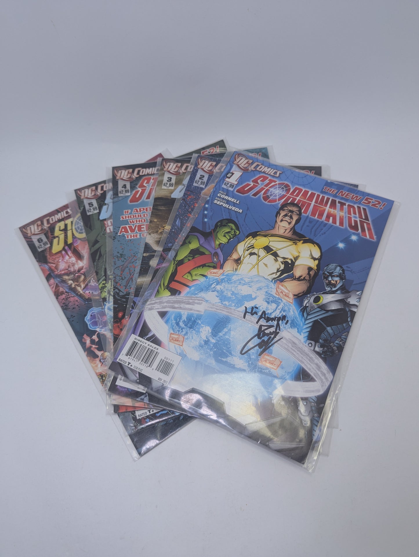 Stormwatch #1–6 komiksų rinkinys anglų kalba – DC paslaptingų herojų komanda