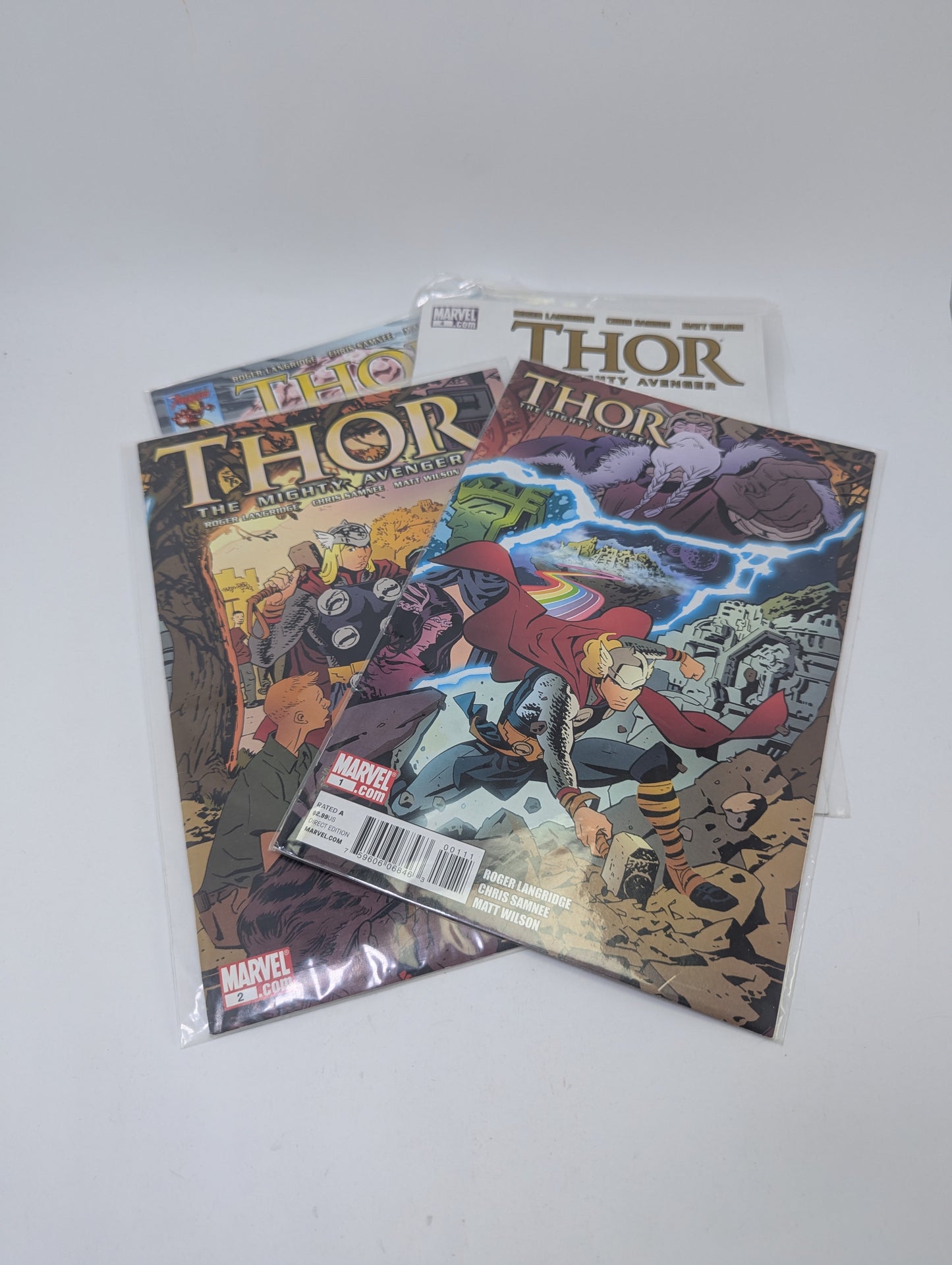 Thor: The Mighty Avenger komiksų rinkinys 1–2, 4–5 – Marvel švelnesnė Thoro versija