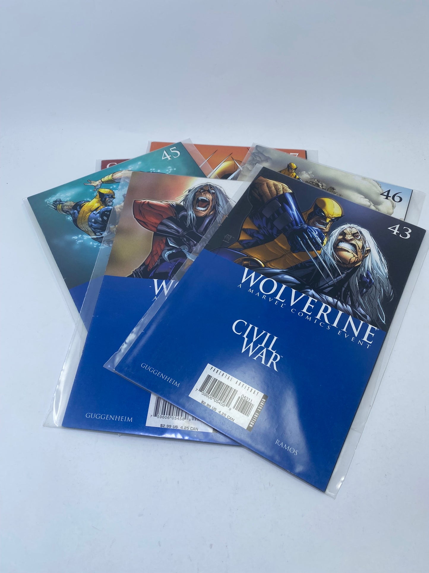 Wolverine #36–40, 42–48 – intensyvi Marvel serija apie Logano kovas ir nuotykius, anglų kalba