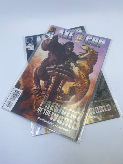 Axe Cop: President of the World #1–3 – Komiksų rinkinys (anglų kalba)