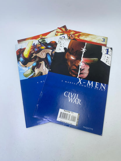 Civil War: X-Men #1–4 – Komiksų rinkinys (anglų kalba)