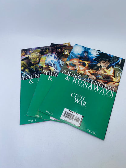 Civil War: Young Avengers & Runaways #1–3 – Komiksų rinkinys (anglų kalba)