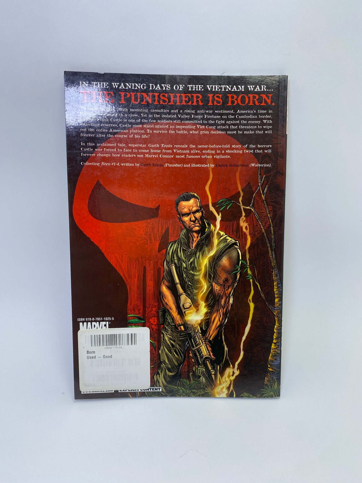 The Punisher: Born – Grafinė novelė (anglų kalba)