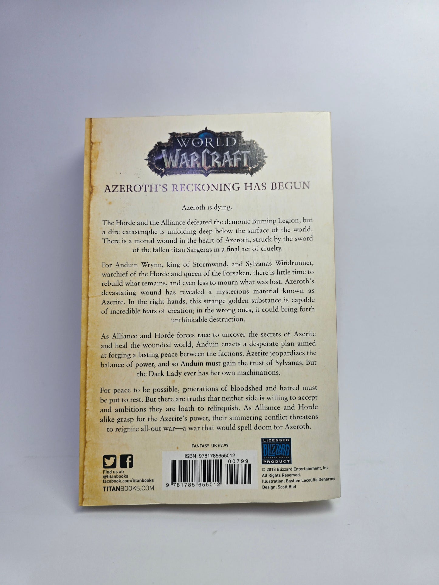 World of Warcraft: Before the Storm – Knyga (anglų kalba)