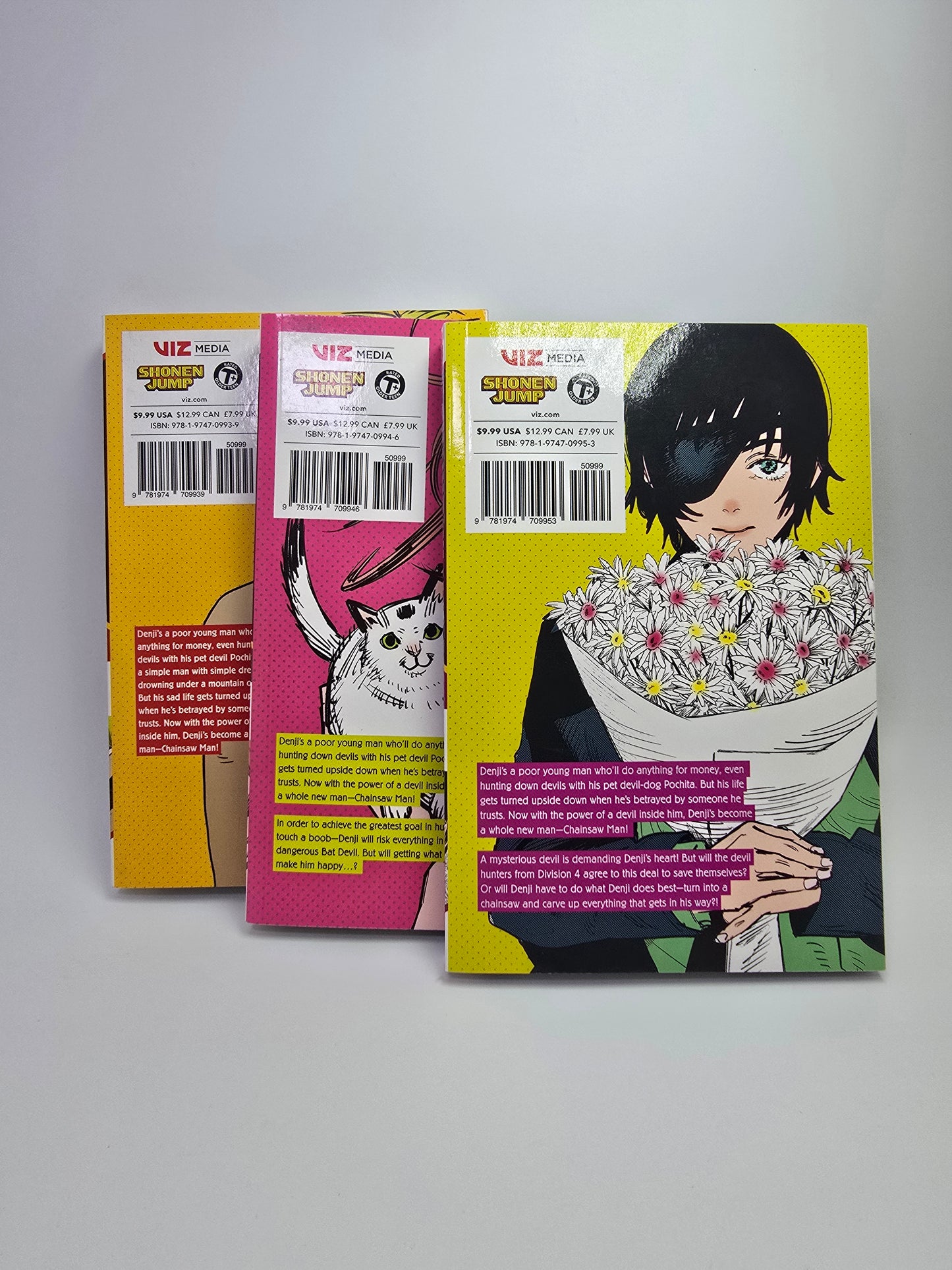 Chainsaw Man, Vol. 1-3 – Manga (anglų kalba)