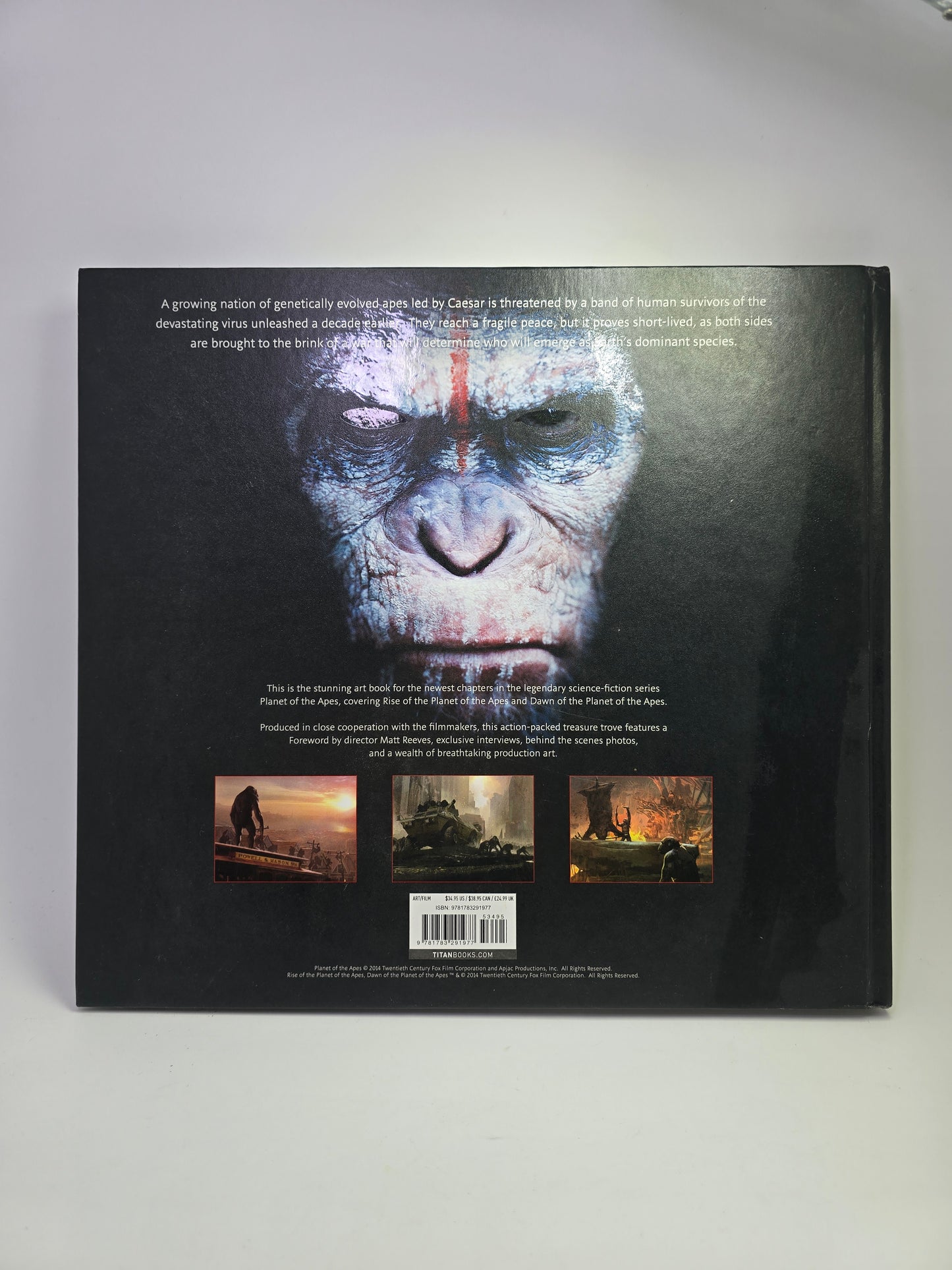 Dawn of Planet of the Apes and Rise of the Planet of the Apes: The Art of the Films – Meno Knyga