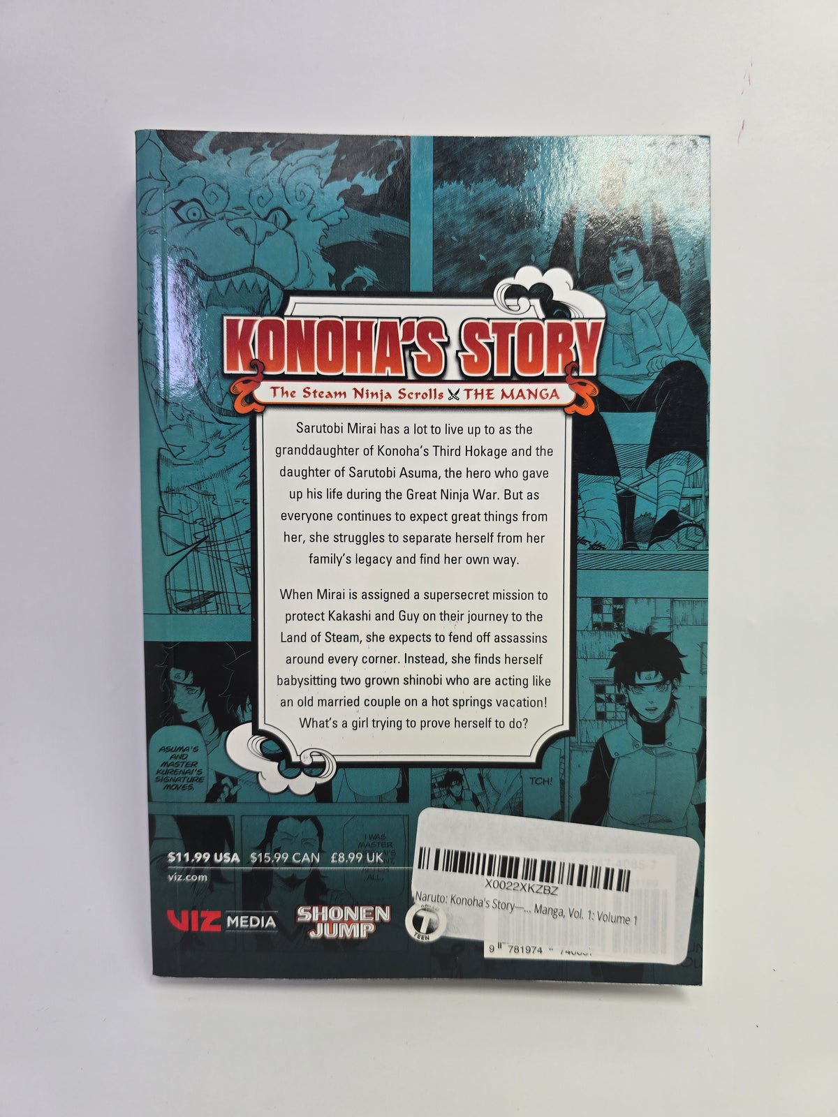Naruto: Konoha's Story—The Steam Ninja Scrolls, Vol. 1 – Manga