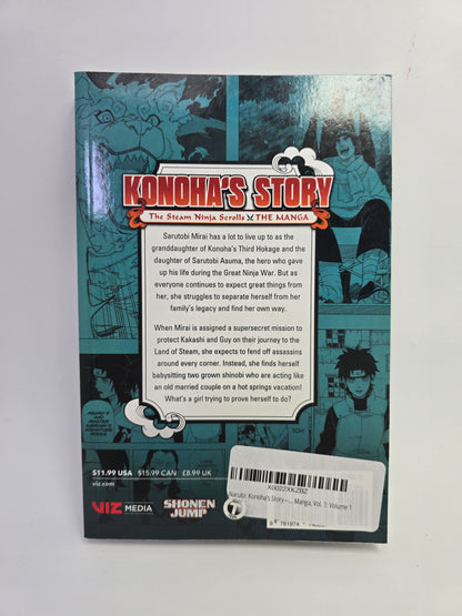 Naruto: Konoha's Story—The Steam Ninja Scrolls, Vol. 1 – Manga