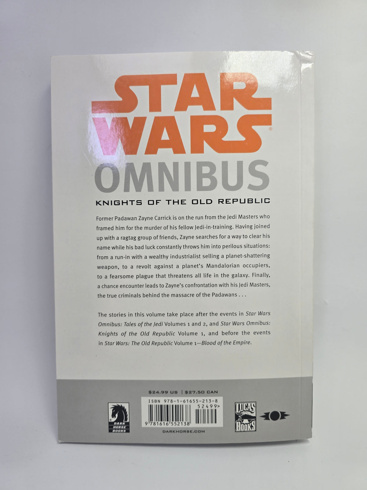 Star Wars Omnibus: Knights of the Old Republic, Volume 2 – Grafinė novelė