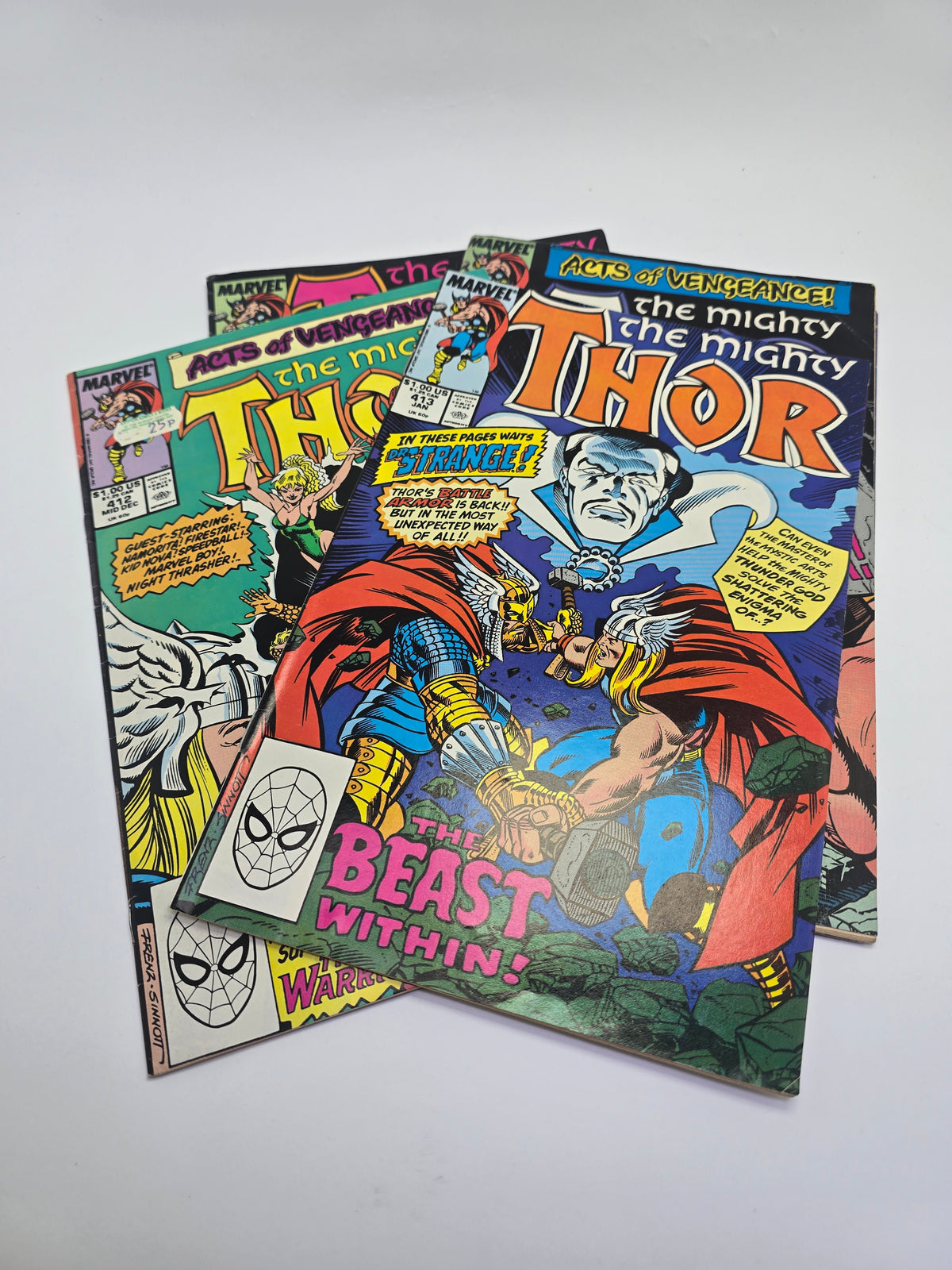 The Mighty Thor #410–413 – Komiksų rinkinys