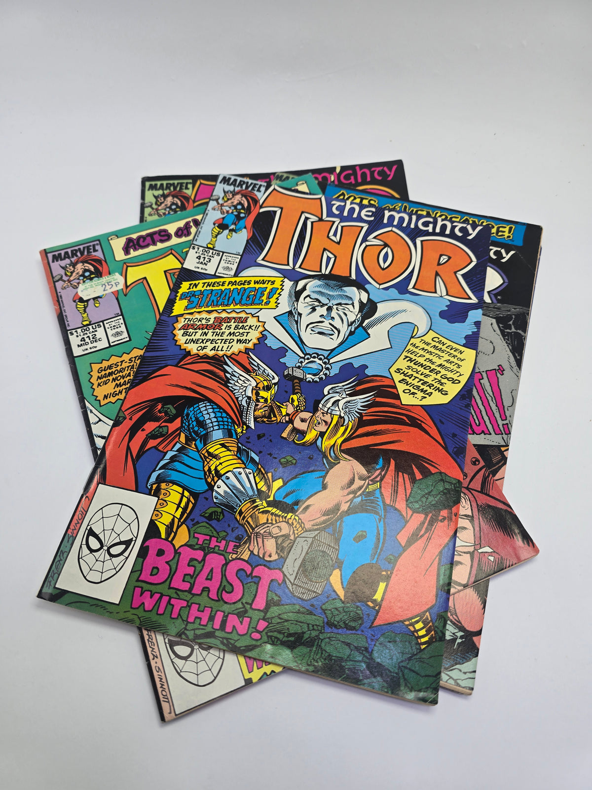 The Mighty Thor #410–413 – Komiksų rinkinys