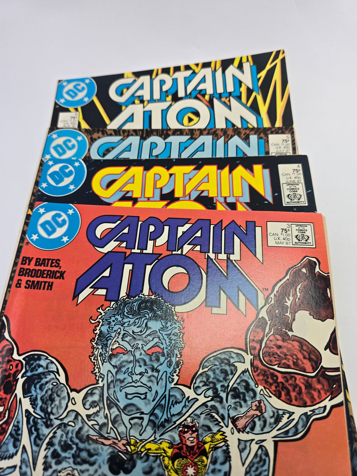 Captain Atom #3-6 – Komiksų Rinkinys