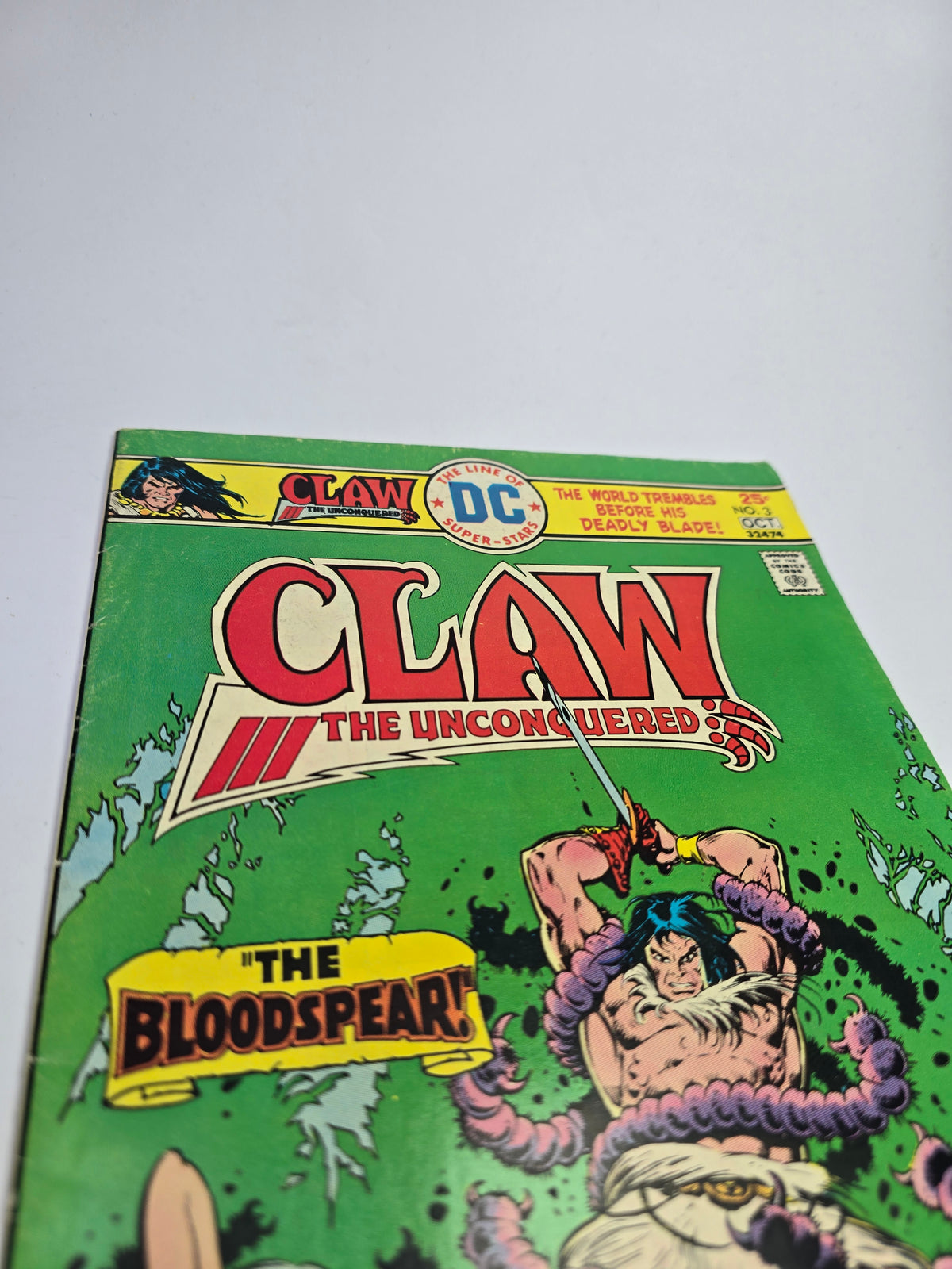 Claw the Unconquered #3 | DC Comics – Komiksas