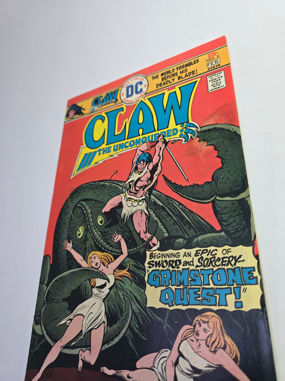 Claw the Unconquered #5 | DC Comics – Komiksas