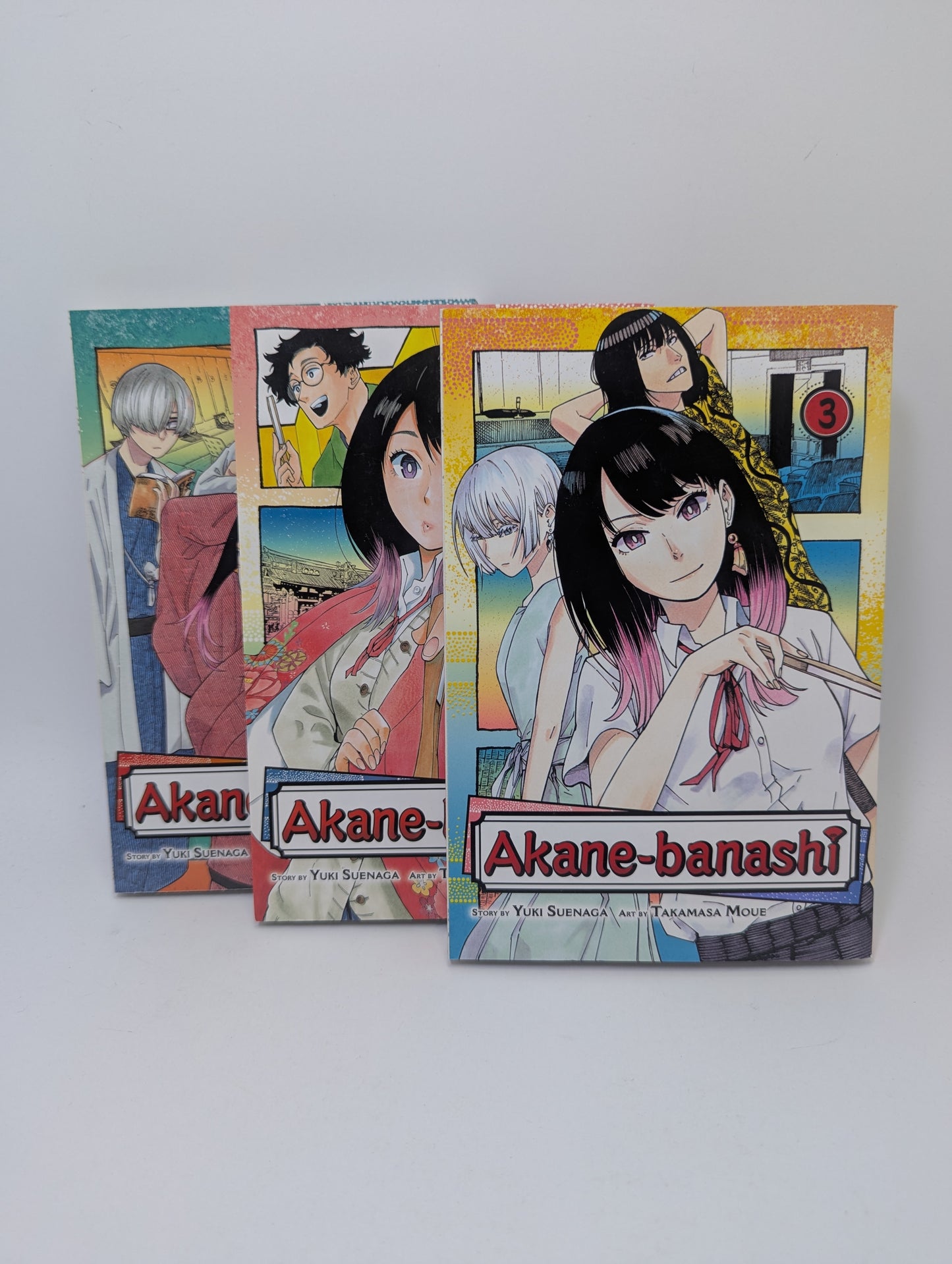  „Akane-banashi, Vol. 1–3“ – manga apie rakugo meną ir motyvaciją, anglų kalba