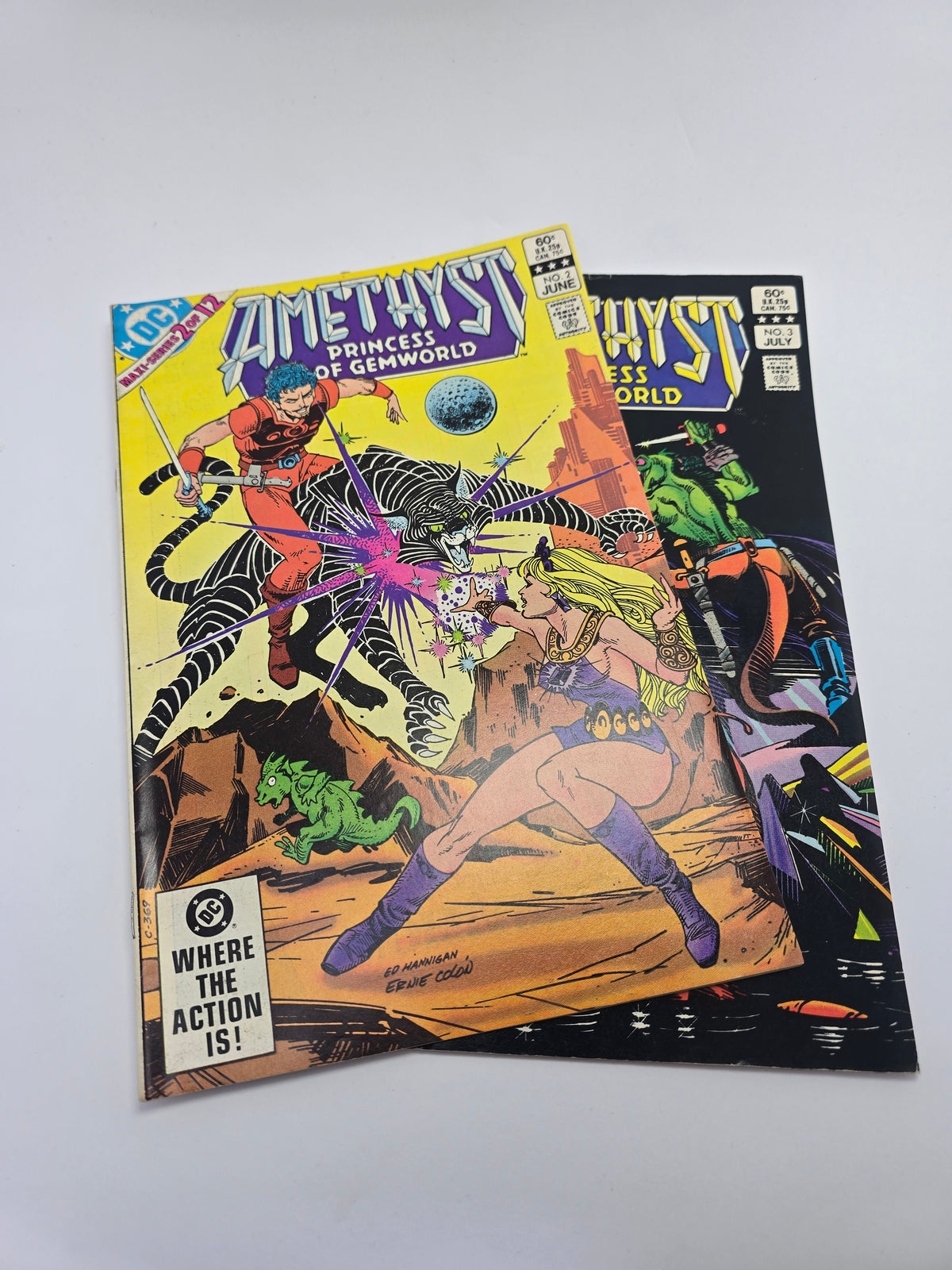 Amethyst Princess of Gemworld 1983 #2-3 DC Comics komiksu rinkinys anglu kalba
