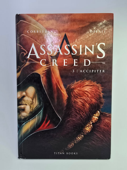 Assassins Creed Vol 3 Accipiter grafinės novelės kietu viršeliu viršelis   