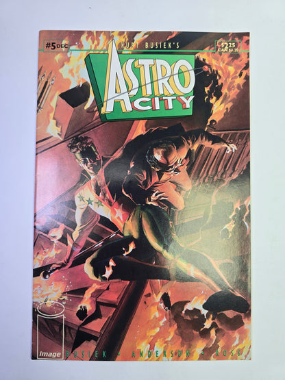 Astro City #5 Image Comics komikso viršelis su Alex Ross iliustracija
