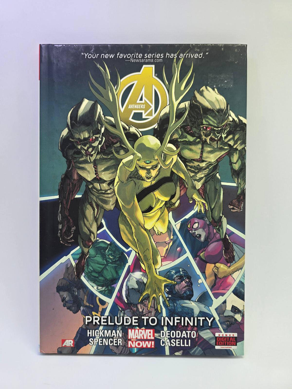 Avengers Prelude to Infinity Marvel NOW grafine novele anglu kalba