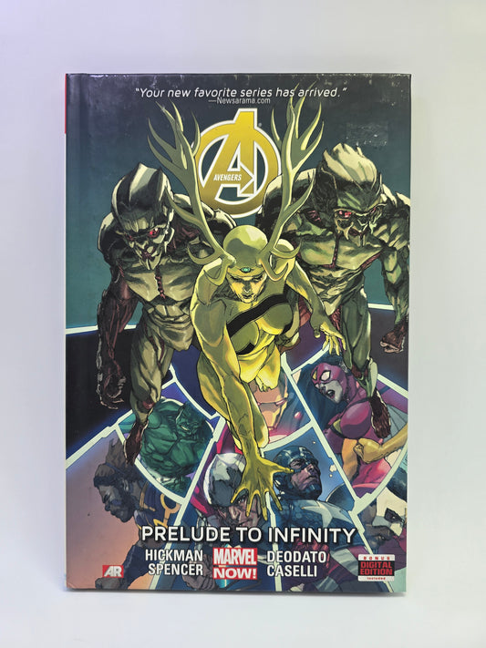 Avengers Prelude to Infinity Marvel NOW grafine novele anglu kalba