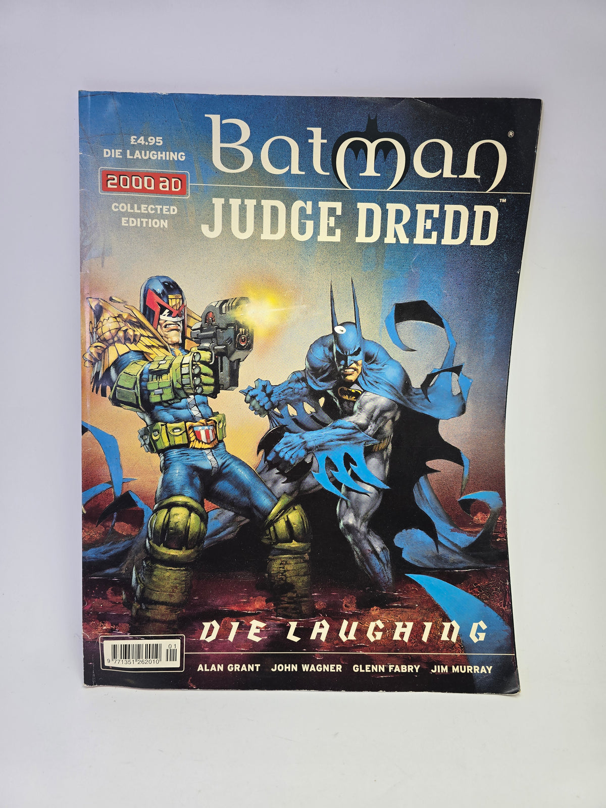 Batman Judge Dredd Die Laughing komiksas anglu kalba
