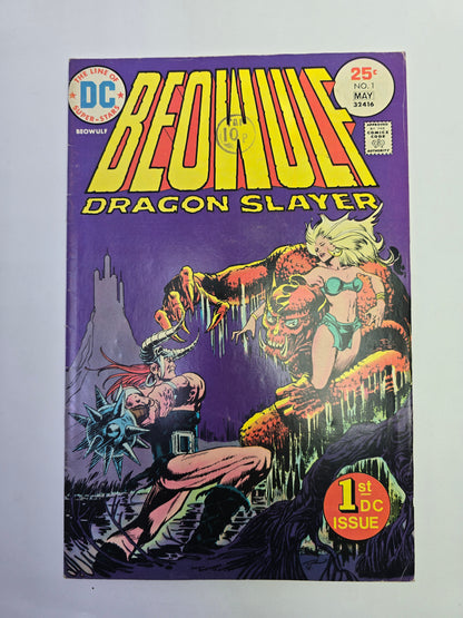 Beowulf Dragon Slayer #1 1st DC Issue komikso viršelis   