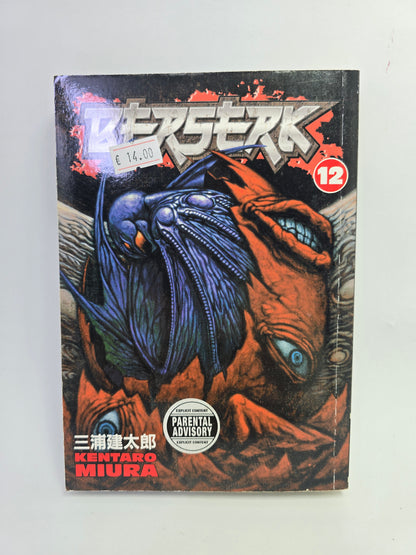 Berserk Vol 12 manga knyga anglu kalba