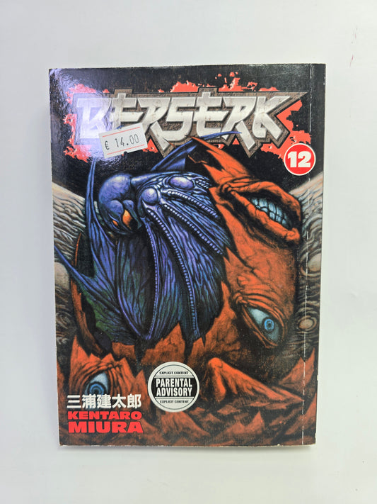 Berserk Vol 12 manga knyga anglu kalba