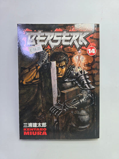 Berserk Vol 14 manga knyga anglu kalba