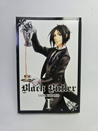 Black Butler Vol 1 manga knyga anglu kalba